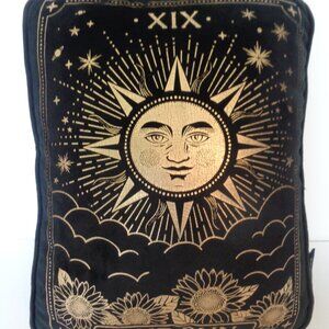 RACHEL ZOE Mystical THE SUN Tarot Down Alternative Decorative Pillow NWOT